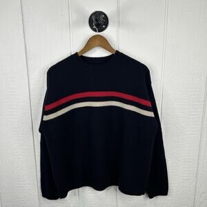 Vintage American Eagle Outfitters Navy Wool Sweater Large